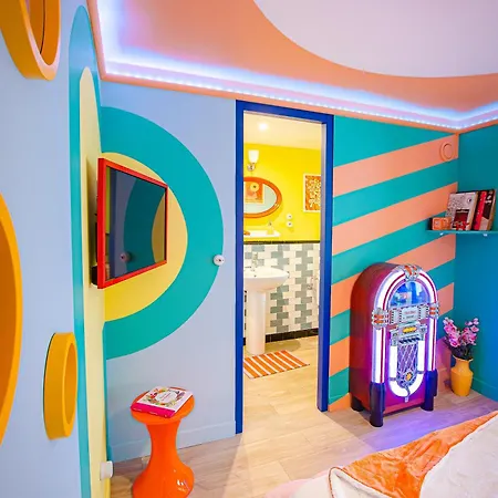 Apartment Retro Candy Lounge, Avec Terrasse Et Parking Ban-Saint-Martin