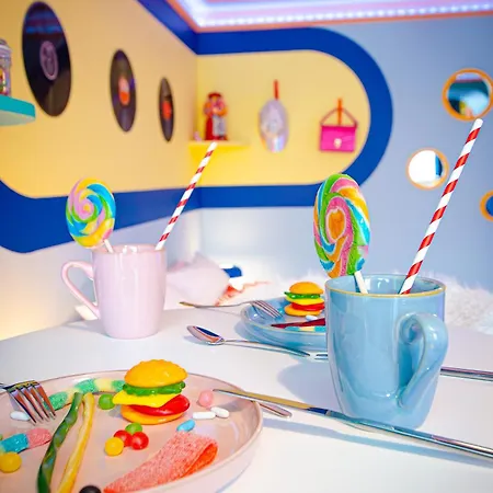 Retro Candy Lounge, Avec Terrasse Et Parking 公寓 Ban-Saint-Martin